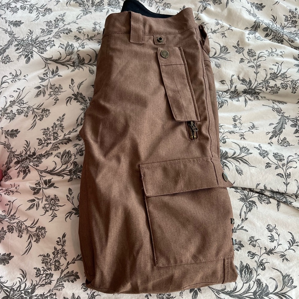 Women snowboarding snow pants